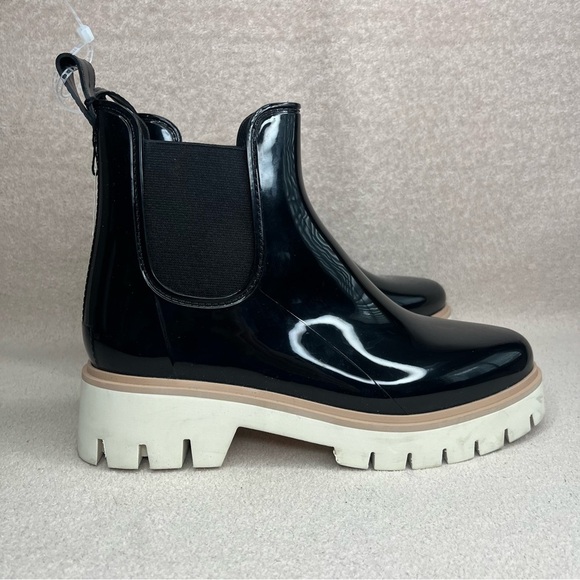 Dolce Vita Thundr H2O Chelsea Rain Boots-Black-Women’s 11-Waterproof-Casual-Fall - Picture 1 of 13